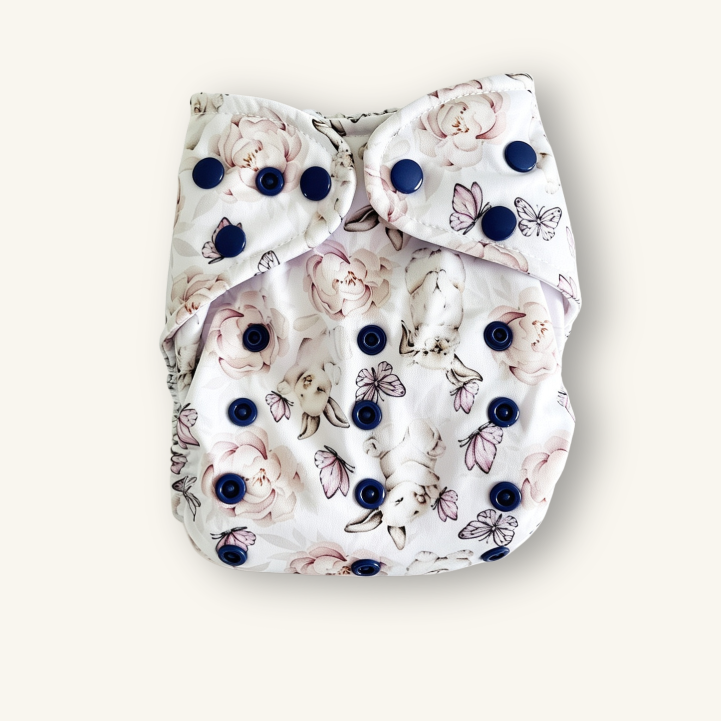 Whimsical Bunny Cloth Nappy