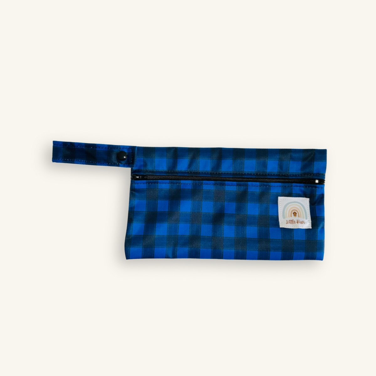 Navy Check Wet Bag