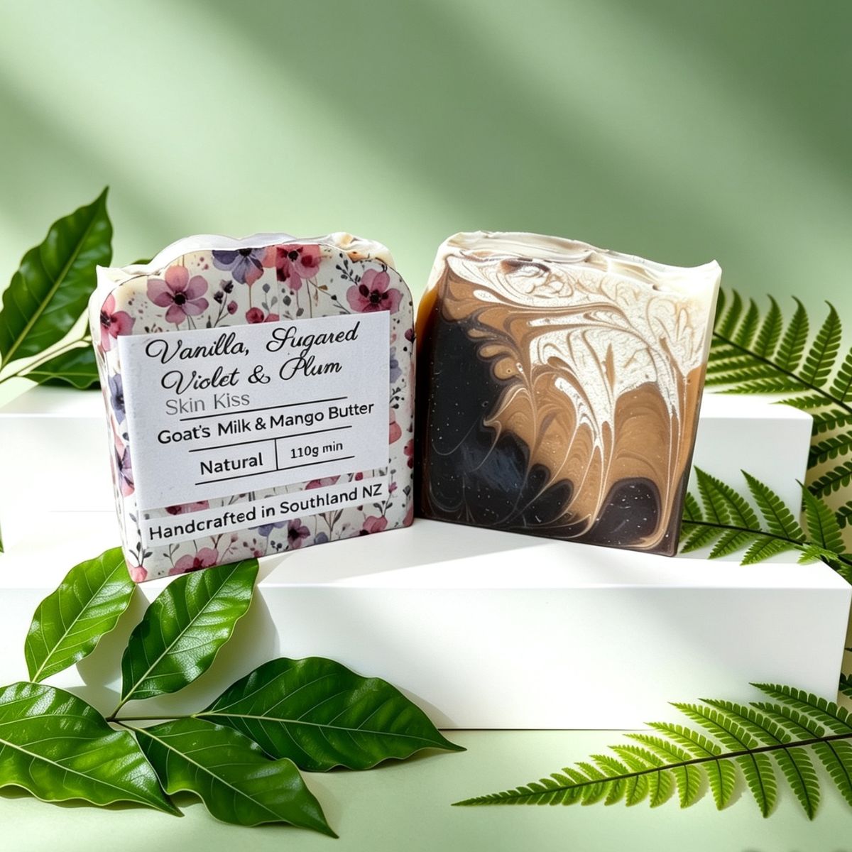 Vanilla, Sugared Violet & Plum | Gourmand Artisan Soap Bar