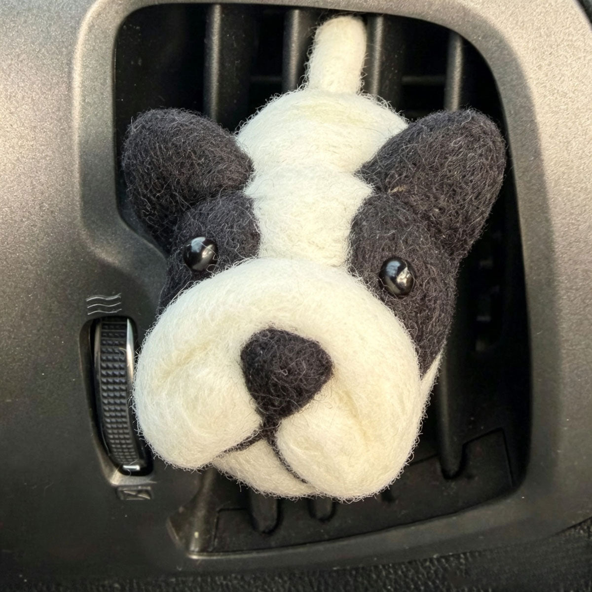 Bandit the Boston Terrier | Wooly Whiff Car Freshener |