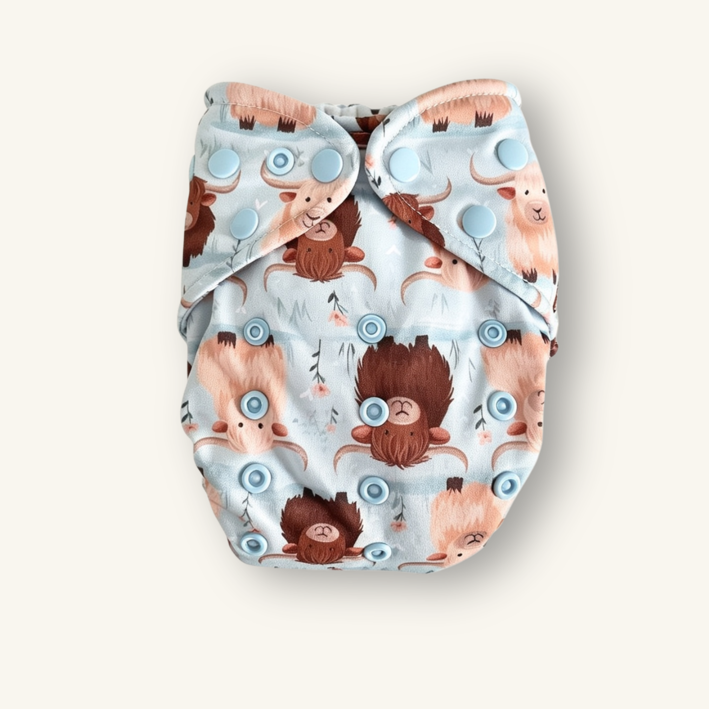 Highland Cows Cloth Nappy