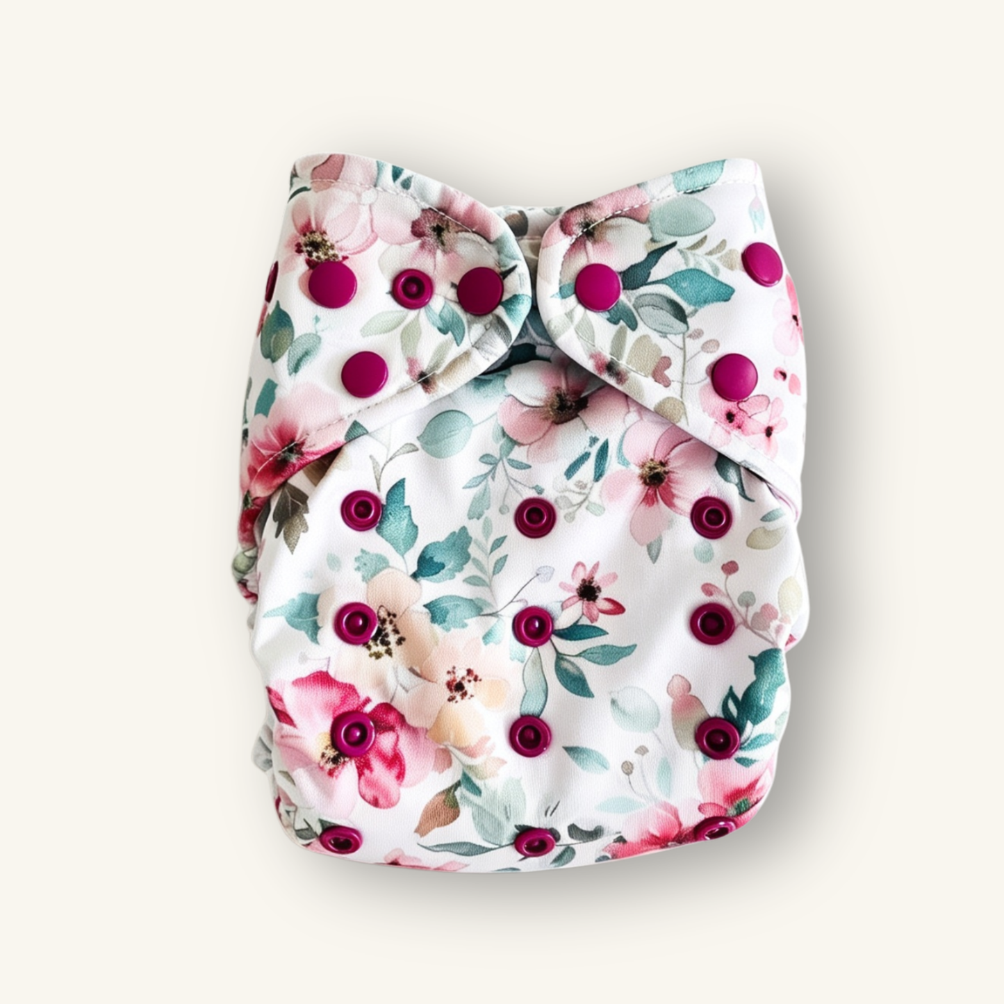 Old Floral Cloth Nappy