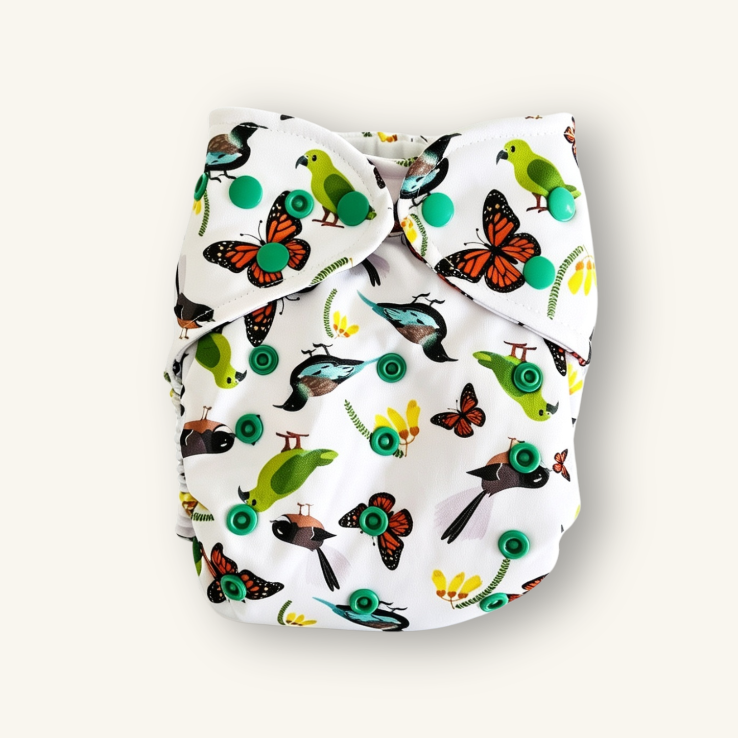 Birds & Butterflies Cloth Nappy