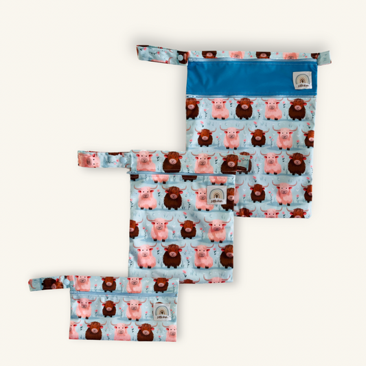 Highland Cows  Wet Bag