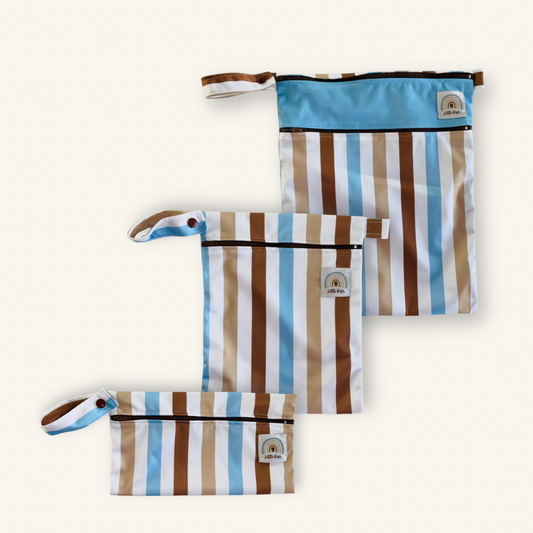 Coastal Stripes Wet Bag