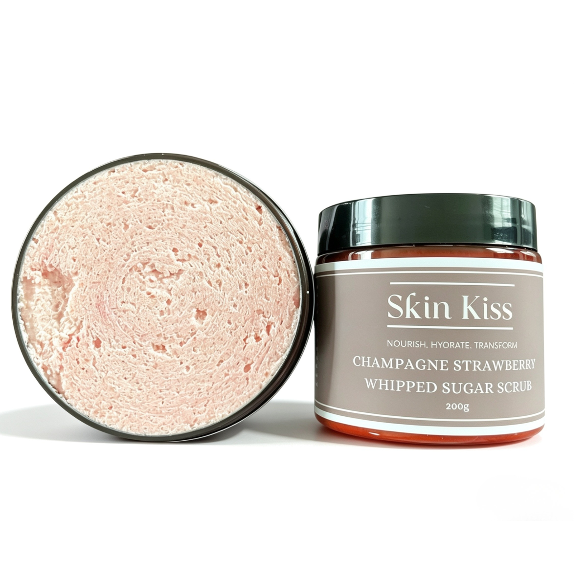 Champagne Strawberry Whipped Sugar Scrub