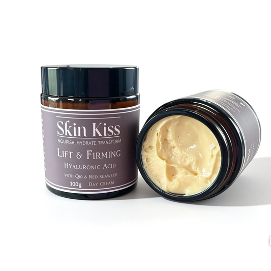 Skin Kiss Lift & Firming Hyaluronic Acid Day Cream with Q10 & Red Seaweed (100g)