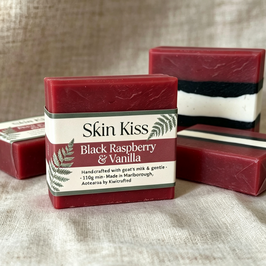 Black Raspberry and Vanilla | Popular Berry Artisan Soap Bar
