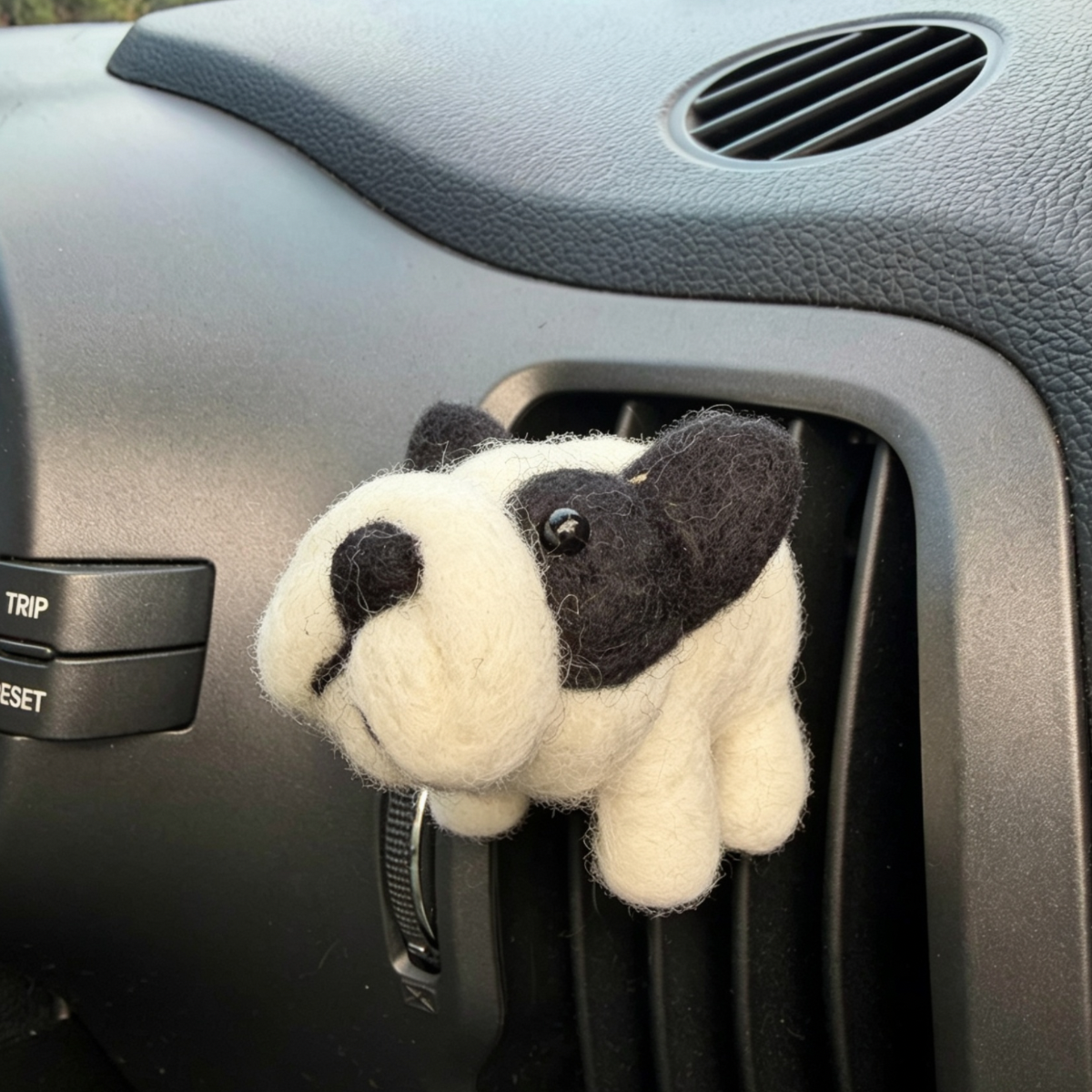 Bandit the Boston Terrier | Wooly Whiff Car Freshener |