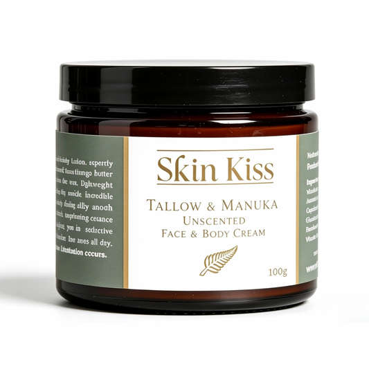 Tallow & Manuka Unscented Face & Body Balm – 100g