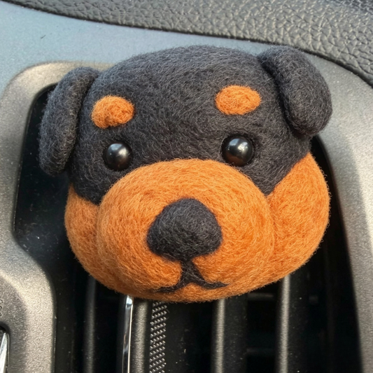 Rusty the Rottweiler | Wooly Whiff Car Freshener