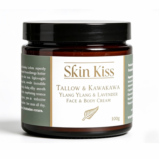 Tallow & Kawakawa Ylang Ylang & Lavender Face & Body Balm – 100g