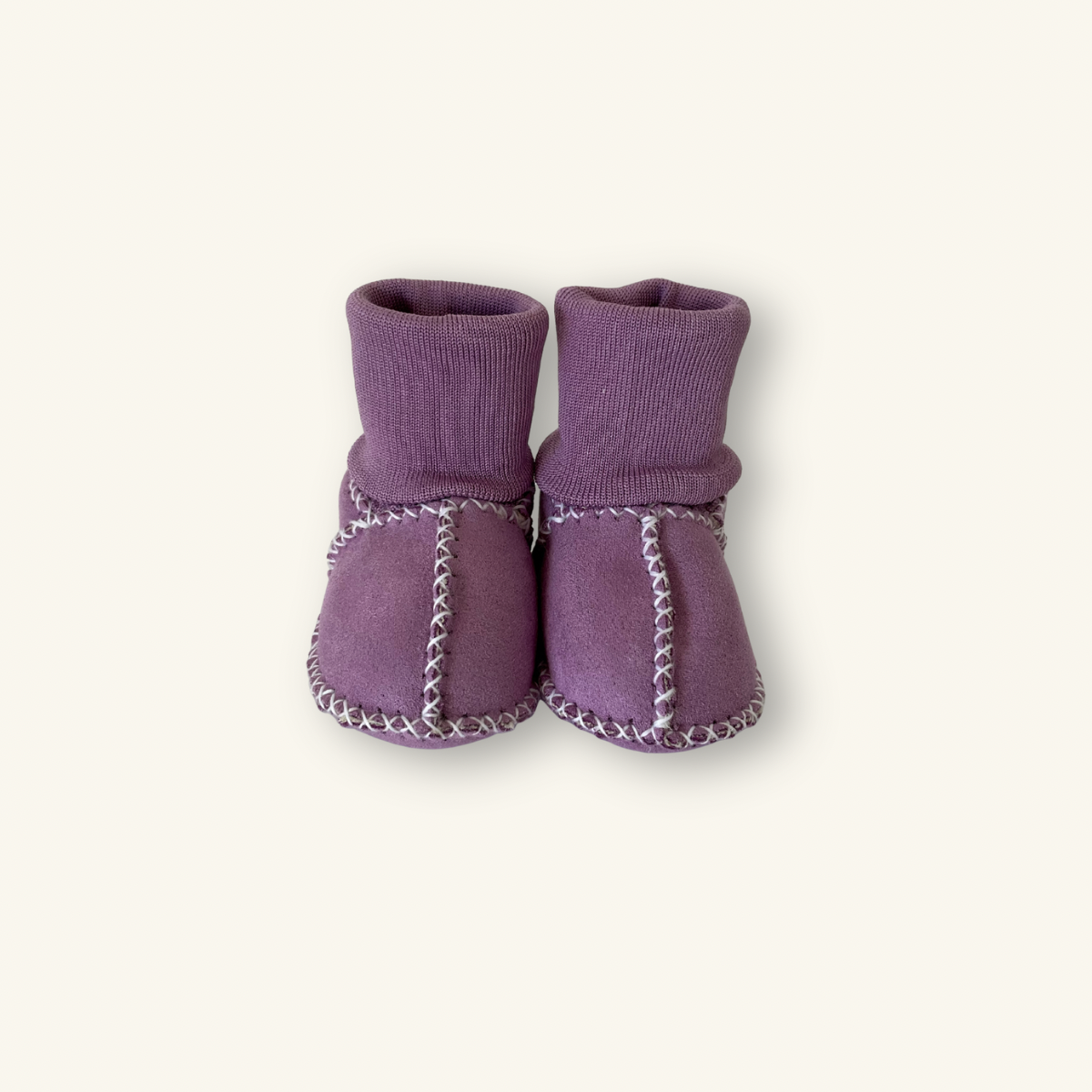 Mauve Mist Sheepskin Booties