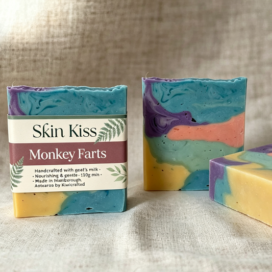 Monkey Farts | Fun Fruity Kids Artisan Soap Bar