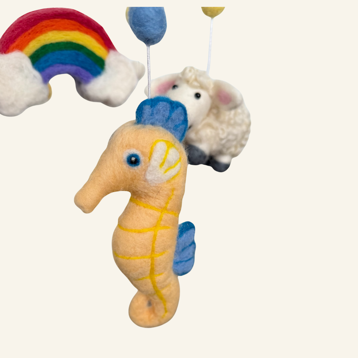Rainbow Friends Needle Felt Mobile