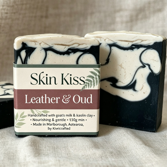 Leather & Oud | Masculine Woody Artisan Soap Bar