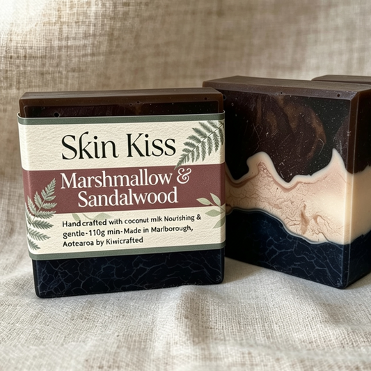 Marshmallow & Sandalwood | Soft Feminine Artisan Soap Bar