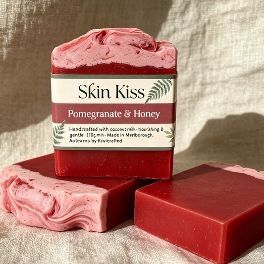 Pomegranate & Honey | Fruity Floral Artisan Soap Bar