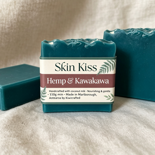 Hemp & Kawakawa | Soothing Herbal Artisan Soap Bar