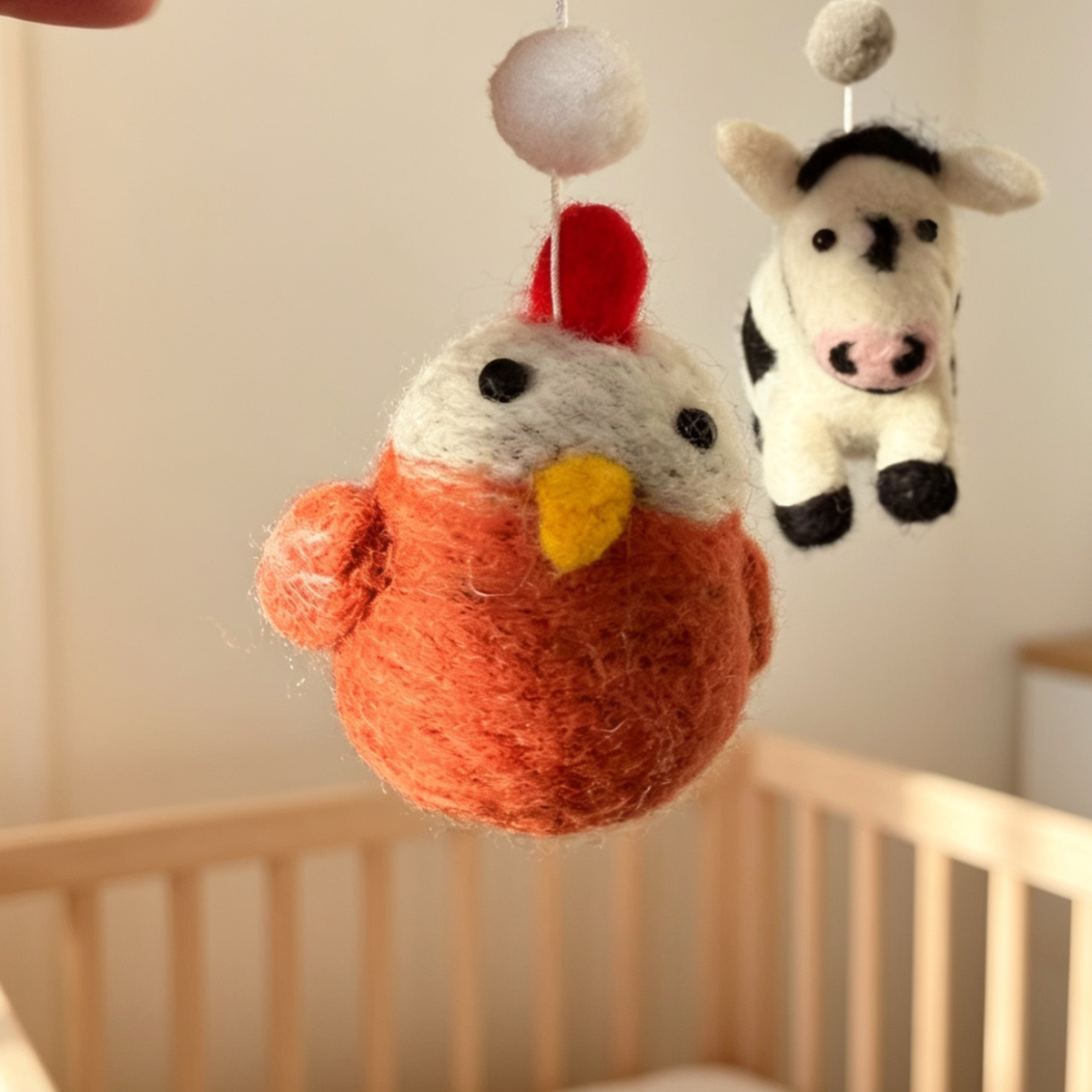 Little Farm Yard Needle Felt Mobile