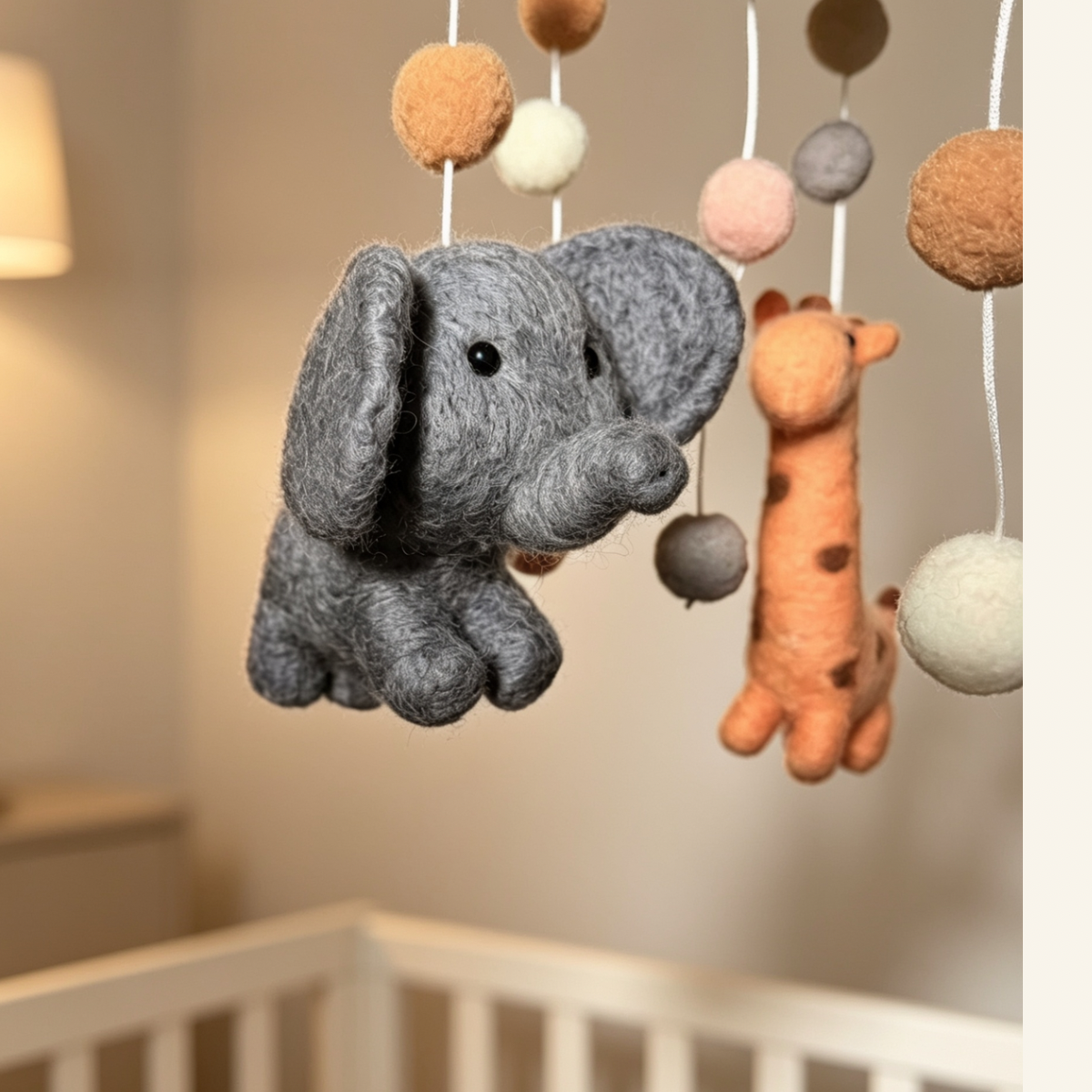 Wild Ones Needle Felted Baby Mobile