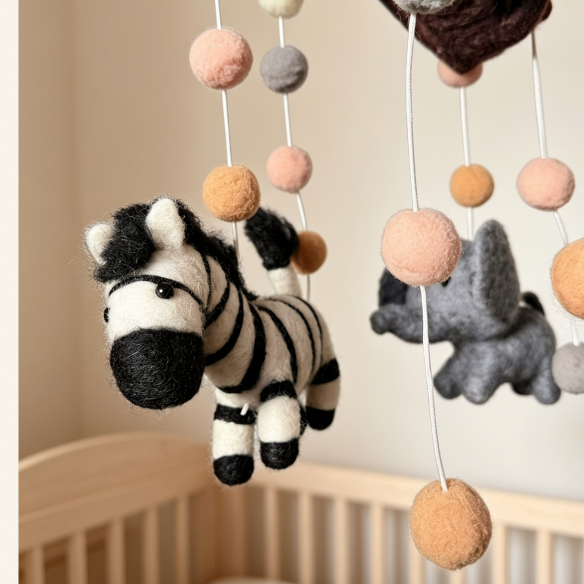 Wild Ones Needle Felted Baby Mobile