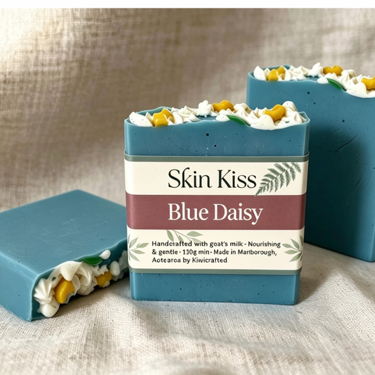 Blue Daisy | Fresh Floral Artisan Soap Bar