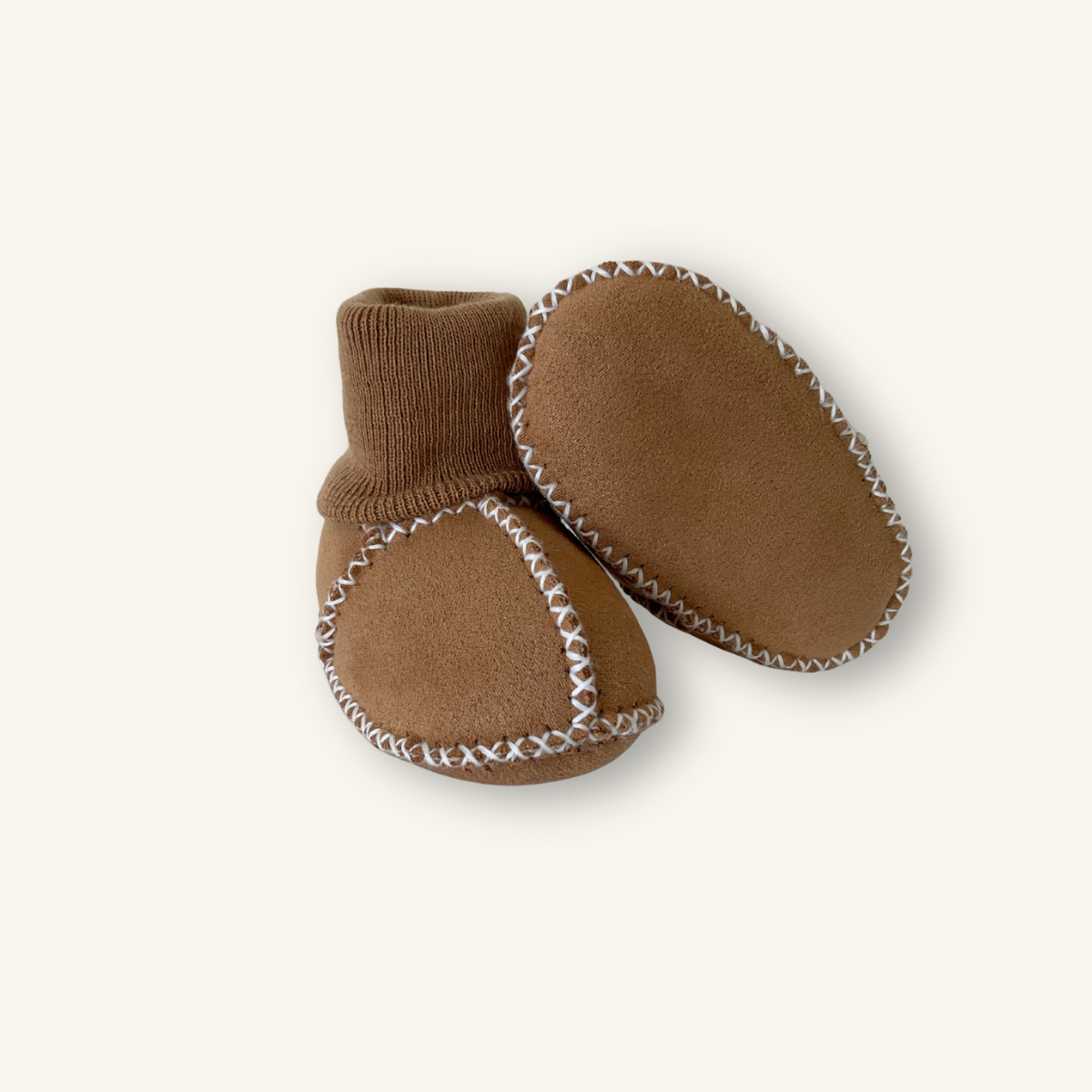 Toffee Hug Sheepskin Booties