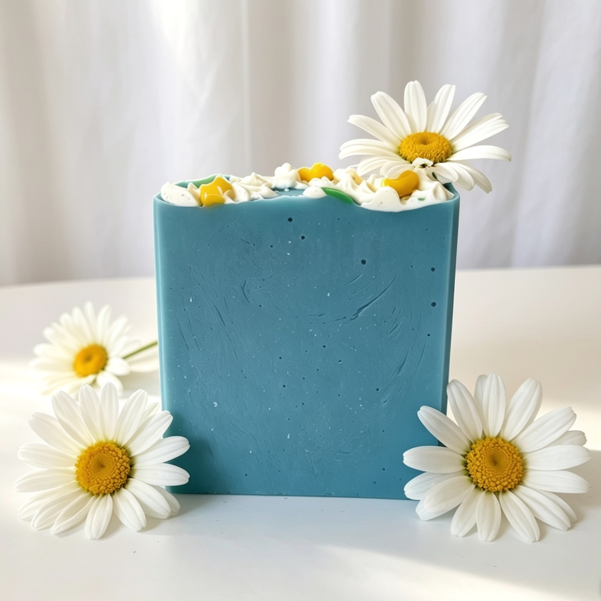 Blue Daisy | Fresh Floral Artisan Soap Bar