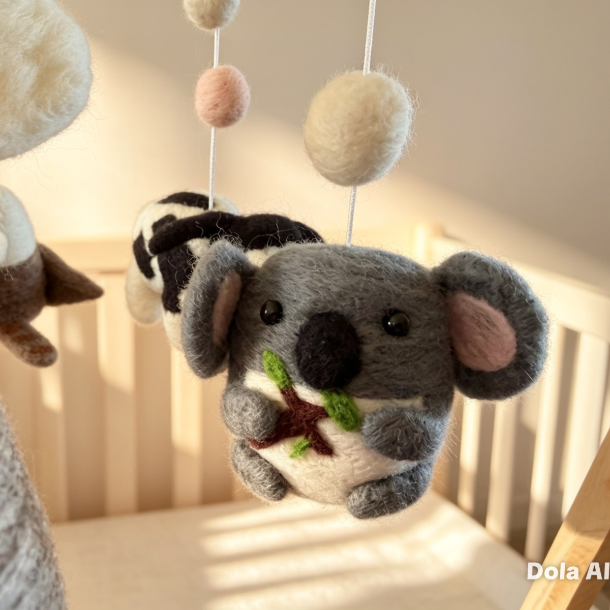 Kiwi Aussie Adventures Needle Felted Mobile