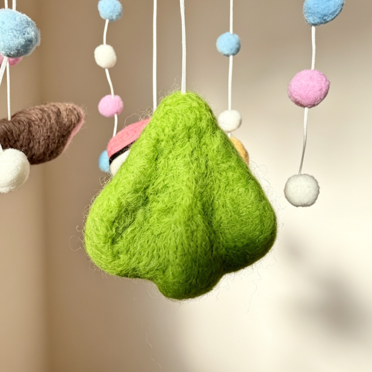 Lollipop Skies Needle Felt Mobile