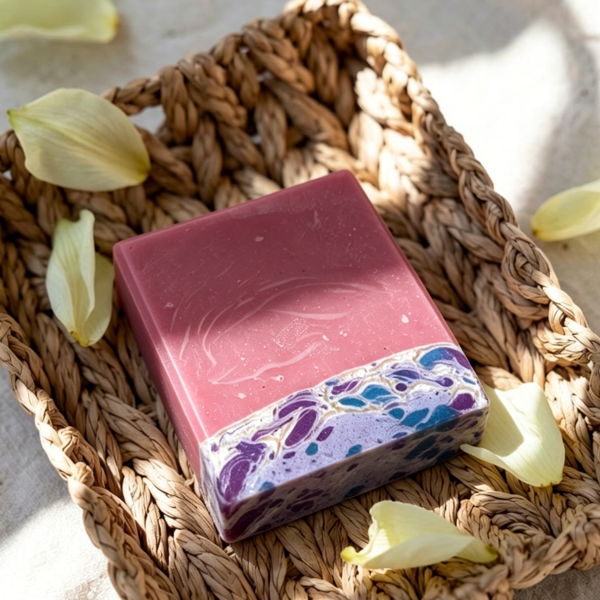 Raspberry & Wildflowers | Powdery Fruity Artisan Soap Bar