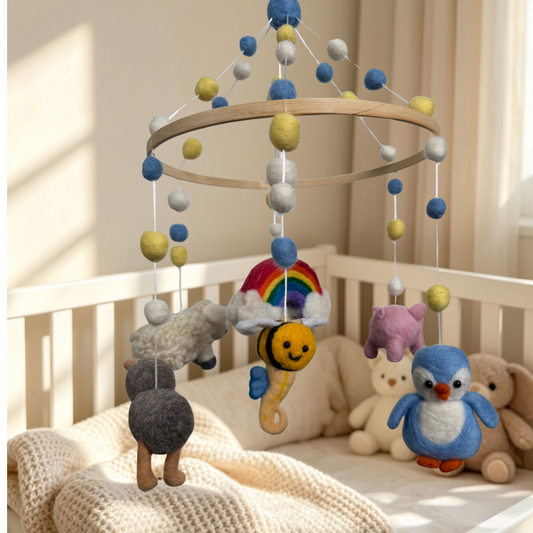 Rainbow Friends Needle Felt Mobile